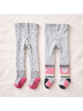 5/$25 Gagou Tagou / Trois Moutons Baby Tights 12–24M (2 Pairs)